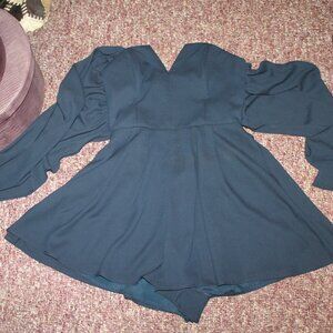 NWT $225 Keepsake The Label Romper Shorts 1pc Suit Sz S